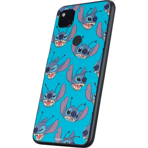 Disney Lilo and Stitch Face Expression Pattern Google Pixel 4a Skin